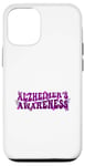 Coque pour iPhone 14 Porter Purple Alzheimer Sensibilisation Démence