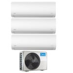 Trial split inverter air conditioner xtreme series 12+12+12 avec m3o-27nf8 r-32 wi-fi integrated 12000+12000 btu - nouveau - Midea