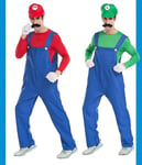 Super Mario Costume Halloween Christmas Party Plumber Br Costume_y_1