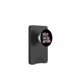 Girls Can Do Anything Pouvoir des Femmes Liberté PopSockets PopWallet pour MagSafe