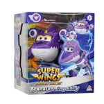 Super Wings Jouets Transformer Sally, Figures d'action 2 en 1, Jouet Robot Avion 12,7cm, Jouet Transformateur pour Garçons et Filles à partir de 3 Ans, Mauve