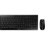 CHERRY Stream radio, sans fil Kit souris + clavier allemand, QWERTZ noir