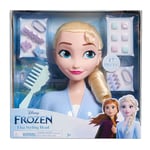 Just Play Disney Frozen Tête à coiffer Elsa, La Reine des Neiges 2, 17 Accessoires, Chevelure Blonde, Coiffure, Jouets pour Enfants de 3 Ans et Plus, 32806, Multicolore, 26.04