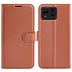 Asus Zenfone 11 Ultra 5G - Læder cover / pung - Brun