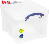 Really  Useful  Plastic  Storage  Box  35  Litre  Clear