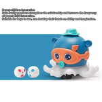 Baby Floating Ball Toy Electric Octopus Bath Toy Music Light Educational Water T