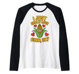 Really Love Corn Funny Corn On The Cob Raglan Baseball Tee