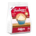 Dekora - Glaçage pour Gateau à la Vanille en Poudre pour Décorer des gâteaux, biscuits ou cupcakes - 300 Grammes