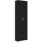 Maison Chic - Garde-robe de couloir Armoire de chambre / Noir 55x25x189 cm Aggloméré