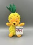 Disney Store Japan Winnie The Pooh Pineapple Costume Plush Soft Toy Rare 8” Tag