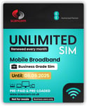 EE 5G Unlimited Data Sim Card - Preloaded each month until 8th SEPTEMBER 2025 -