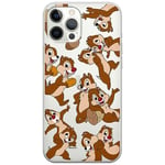 ERT GROUP Coque de téléphone Portable pour Iphone 12/12 Pro Original et sous Licence Officielle Disney Motif Chip & Dale 004 Parfaitement adapté à la Forme du téléphone Portable, partiel imprimé