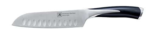 Richardson Sheffield R14000P165160 "Kyu" Finest Stainless Steel "Santoku" Kitchen Knife, Black, 12.5 cm