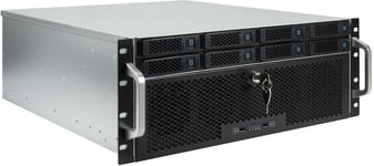 INTER-TECH Ipc 4U-4708 4U 19" 8-Bay Rack Enclosure