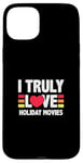 Coque pour iPhone 15 Plus J'aime vraiment les films de vacances