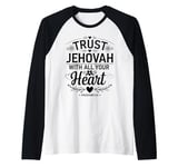 Jehovah's Witness Trust In Jehovah JW ORG JW Raglan Baseball Tee