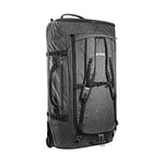 Tatonka Trolley Duffle Roller, 140 L, Foldable Travel Bag with Wheels and Backpack Function, Stows in Own Lid Pocket, 140 Litre Volume, Black, 140 Liter, Large Trolley Without Frame