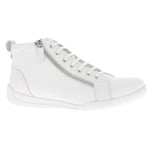 Andrea Conti Lacets pour Femme Basket, Blanc, 39 EU