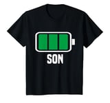 Youth Son Full Battery, Daddy And Son Matching T-Shirt