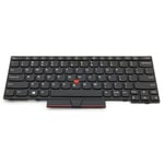 Lenovo Lite-On - erstatningstastatur for bærbar PC - med Trackpoint  UltraNav - QWERTY - Russisk - svart