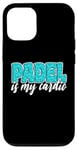 Coque pour iPhone 12/12 Pro Padel Is My Cardio Sport Citation Cute Padel pour femme