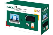 Pack FNAC-DARTY Laptop 14-EP0036NF 14" FHD INTEL CORE I3 N305 RAM 8 GO DDR4 256 GO SSD INTEL UHD GRAPHICS + Housse de protection + Souris Bluetooth HP 240 + MICROSOFT 365 (1 an)