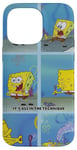 Coque pour iPhone 14 Pro Max SpongeBob SquarePants SpongeBob Bubble Technique Grid Logo