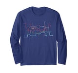 London Underground Map/train line/subway map - London lover Long Sleeve T-Shirt