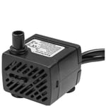 48gph [180l/h] 3w Ultraljudsvattenpump, Litet Akvarium, Fiskedamm, Sköldpadda, Vattenlevande Djur, Skulptur, Trädgård, Rörlig Båt, Damm, Fontän, Bordsskiva