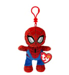 Ty Beanie Babies Marvel Spider-Man 9cm Soft Toy Clip