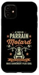 Coque pour iPhone 11 Motard Parrain Moto Humour idée Cadeau Motorcycle Retraite