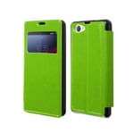 ETUI FOLIO AVEC FENETRE POUR NOKIA LUMIA 530 VERT