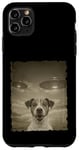 Coque pour iPhone 11 Pro Max Jack Russell Chien Selfie Vieux Téléphone Photo Drôle Observation OVNI