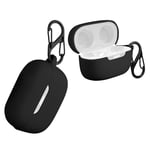 Silicone case for JBL Live Free NC+ TWS case cover for headphones Black