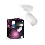 Philips Hue White & Color Ambiance Fugato Spot 1 FLG. White 1x350lm, dimmable, 16 Million Colours, app-controllable, Compatible with Amazon Alexa (Echo, Echo Dot)