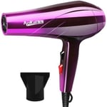 prune-Sèche-cheveux Professionnel 4000w, Puissant, Rapide, Réglage Chaud Et Froid, Buse Pour Outils De Salon