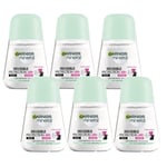 Garnier Mineral Invisible Protection Anti Perspirant Deodorant Roll On 50ml x6