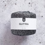 Järbo GARN Glittra Glittergarn Sølv-Sort 20g