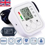 Digital Automatic Blood Pressure Monitor Upper Arm BP Machine Heart Rate NEW UK