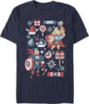 Captain America And Thor Marvel Comics Christmas T-Shirt