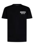 Dsquared2 Mens Mini Logo Ceresio 9 T-shirt Black Cotton - Size X-Large