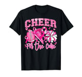 Cheer For The Cure American Football Breast Cancer Month T-Shirt