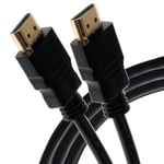 Maplin HDMI Cable 1.5M, 4K 30Hz Ultra HD High Speed, ARC, HDR, 3D, Ethernet, Compatible with TVs, Monitors, PS4/5, Xbox, Projectors, Soundbars, Sky Box, PCs, Laptops, Apple TV