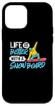 Coque pour iPhone 12 mini Snowboard, sports, équitation, snowboard, compétition