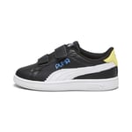 PUMA Smash 3.0 L Let's Play V PS Basket, Black White-Regal Blue-Lemon Meringue, 31 EU