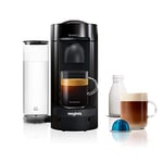 Nespresso 11385 Vertuo Plus Coffee Machine, Plastic, 1260 W, 1.8 liters, Black