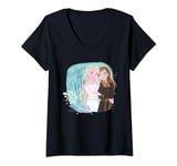 Disney Frozen Elsa and Anna Sisters for Life T-Shirt avec Col en V