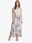 Gina Bacconi Charly Floral Wrap Dress, Multi