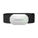 COOSPO H808S Capteur de Fréquence Cardiaque Bluetooth5.0 Ant+, Cardio Fréquencemètres ECG/EKG, Étanche IP67, Compatible avec Wahoo, Strava, Adidas, Coosporide, Polar Beat, Kinomap