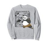 Kung Fu Panda Dragon Warrior Po Comic Panel Portrait Sweatshirt